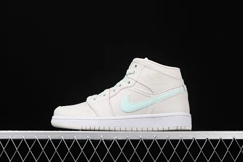 All categories Air Jordan Jordan series basketball shoes Air Jordan 1 Mid cost-effective version Air Jordan 1 Ret High AJ1 Joe 1 rice white mandarin duck hook 555112-035
